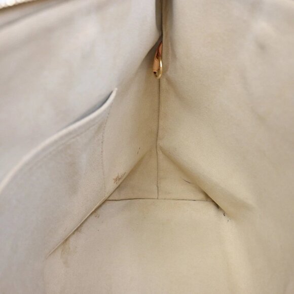 LOUIS VUITTON Saleya PM Hand Bag Damier Azur Leather White France - Picture 13 of 16